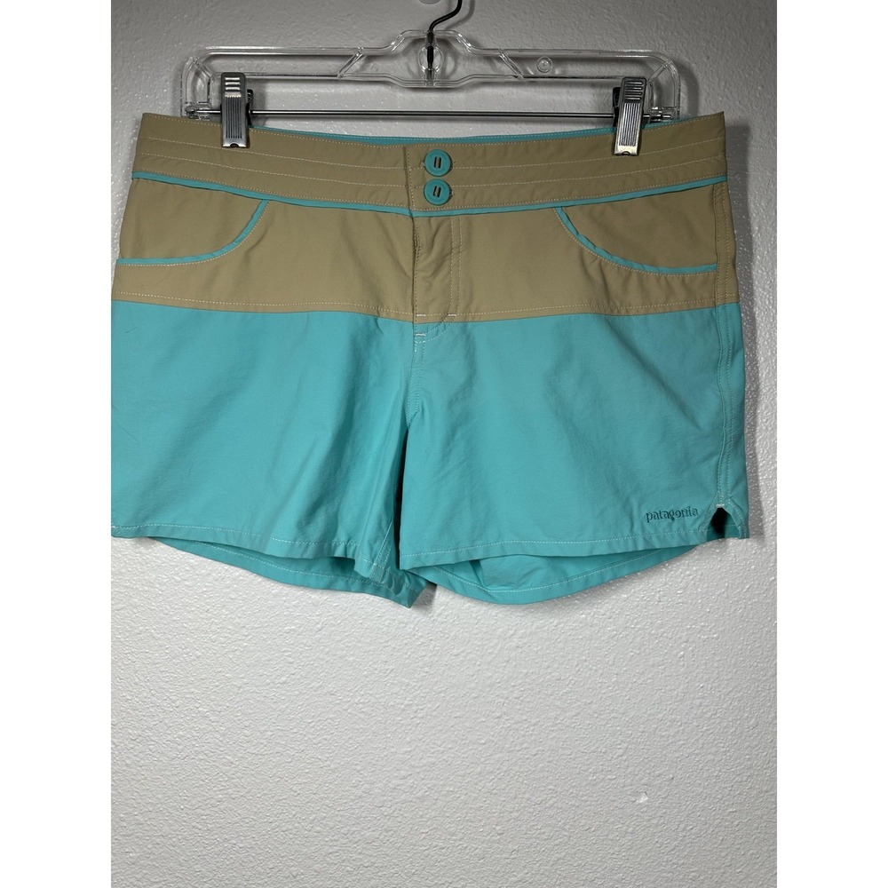 Patagonia Board Shorts Womens 8 Stretch Nylon Swim Quick Dry‎ Water Pockets